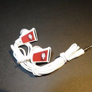 Dr. Pepper Earphones In Ear Headphones 3.5mm Wired Earbuds Airline Marketing